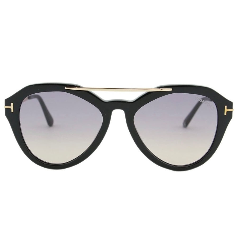 Tom Ford Shiny Black Lisa Pilot Sunglasses